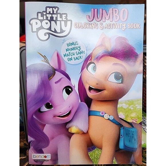 My Little Pony Jumbo Coloring & Activity Book New 40pgs Hasbro Ponies - Picture 2 of 4